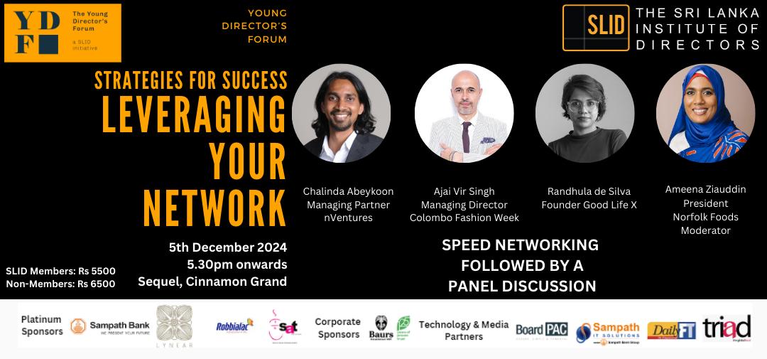Strategies For Success: LEVERAGING YOUR NETWORK