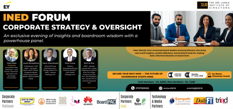 SLID INED Forum – Corporate Strategy & Oversight